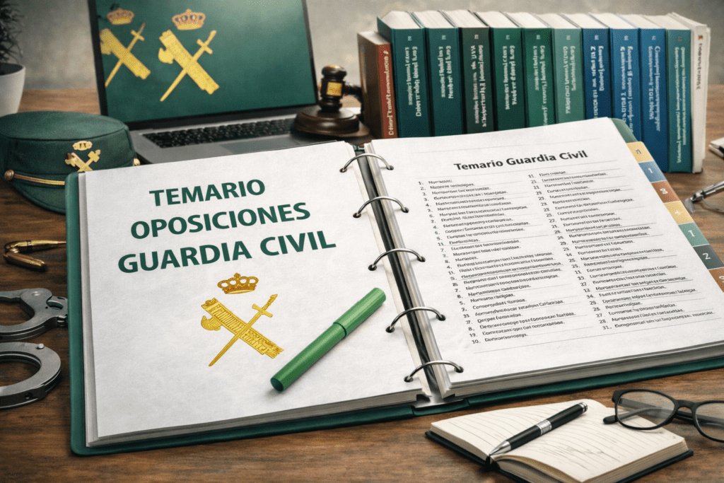 temario oposiciones guardia civil
